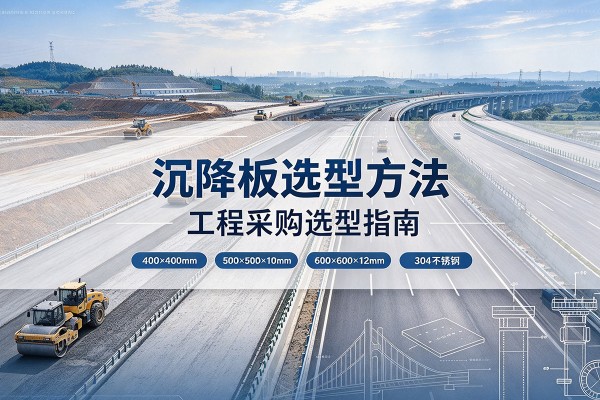 祁阳沉降板选择方法