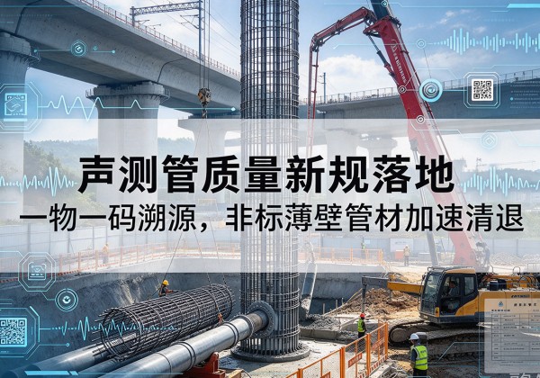 祁阳声测管质量新规落地，一物一码溯源，非标薄壁管材加速清退
