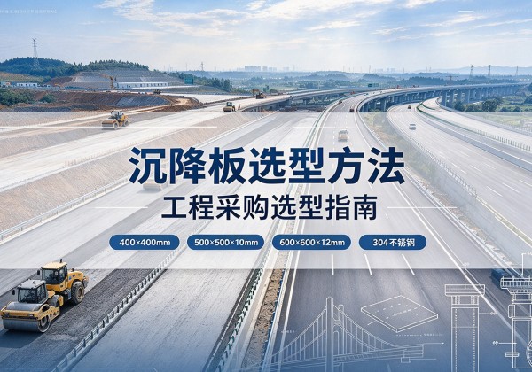 祁阳沉降板选择方法